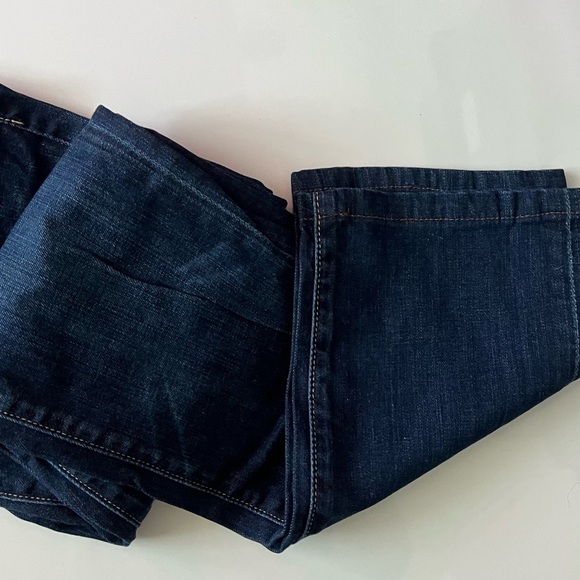 7 For All Mankind • Dark Blue Straight Leg Denim Jeans - Picture 2 of 8